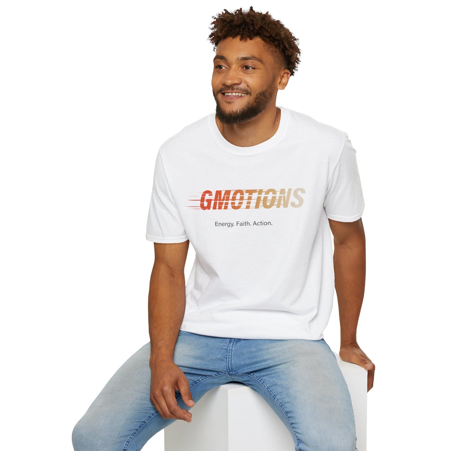 GMOTIONS “Energy. Faith. Action.” Tee