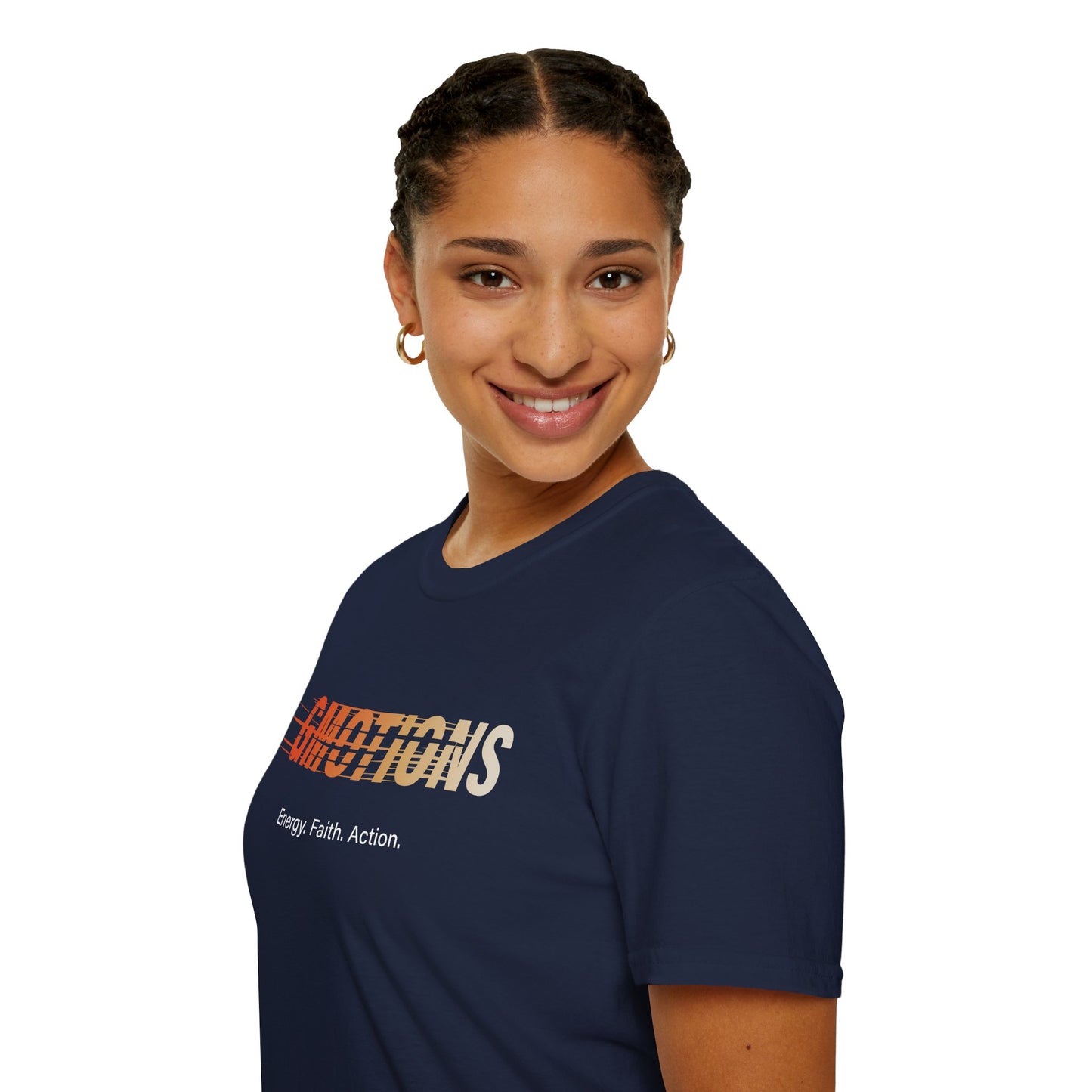 GMOTIONS “Energy. Faith. Action.” Tee