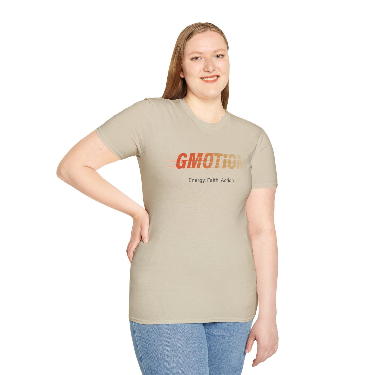 GMOTIONS “Energy. Faith. Action.” Tee