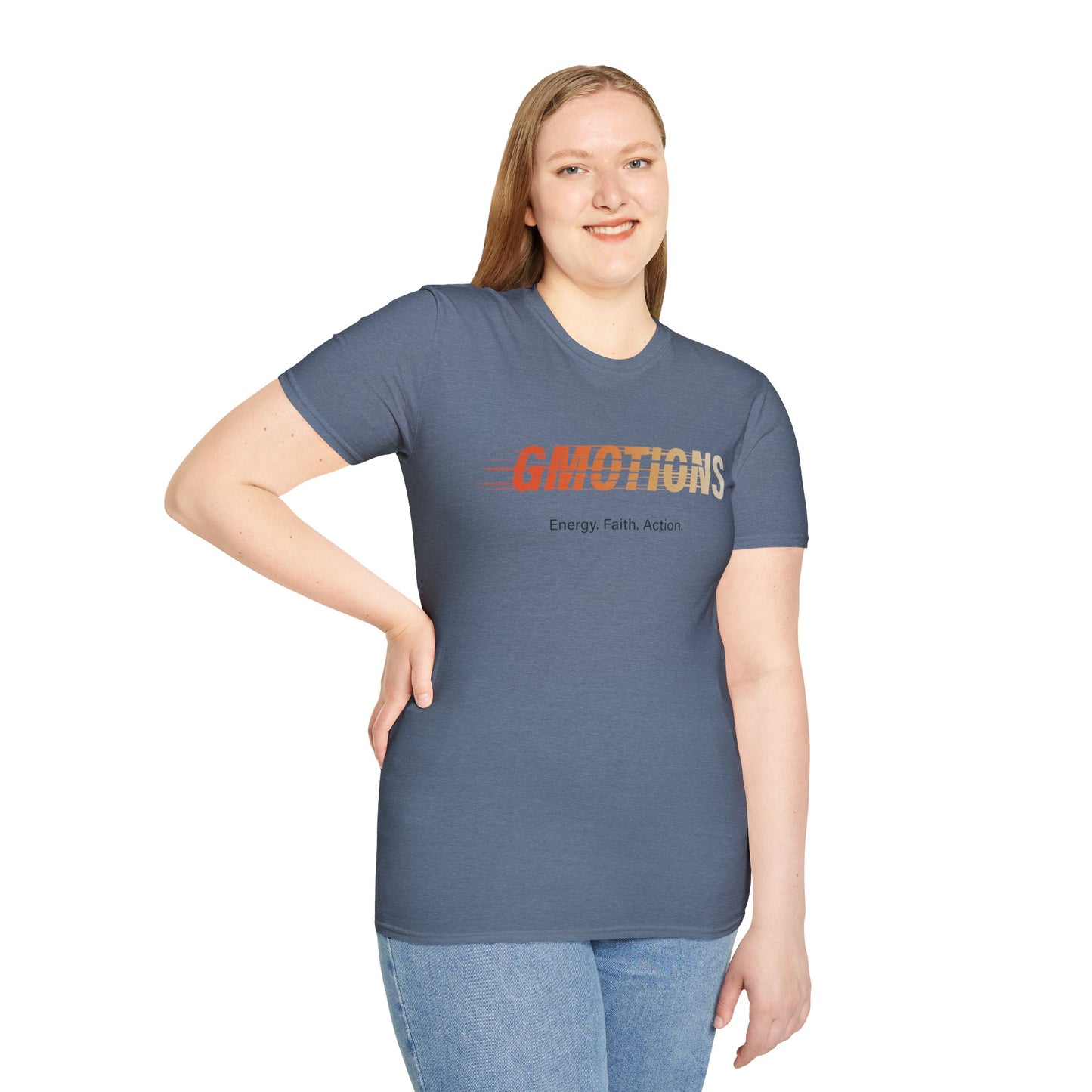 GMOTIONS “Energy. Faith. Action.” Tee