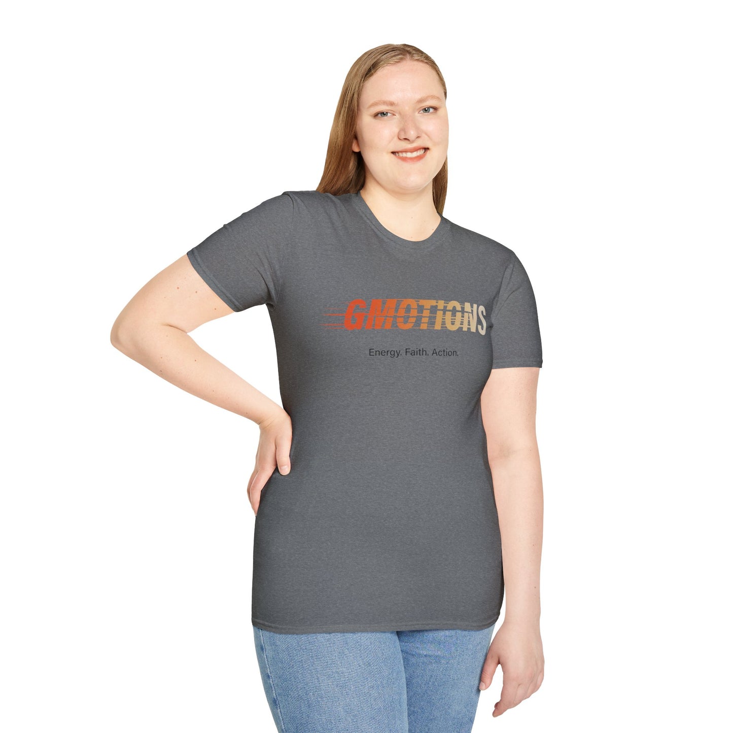 GMOTIONS “Energy. Faith. Action.” Tee