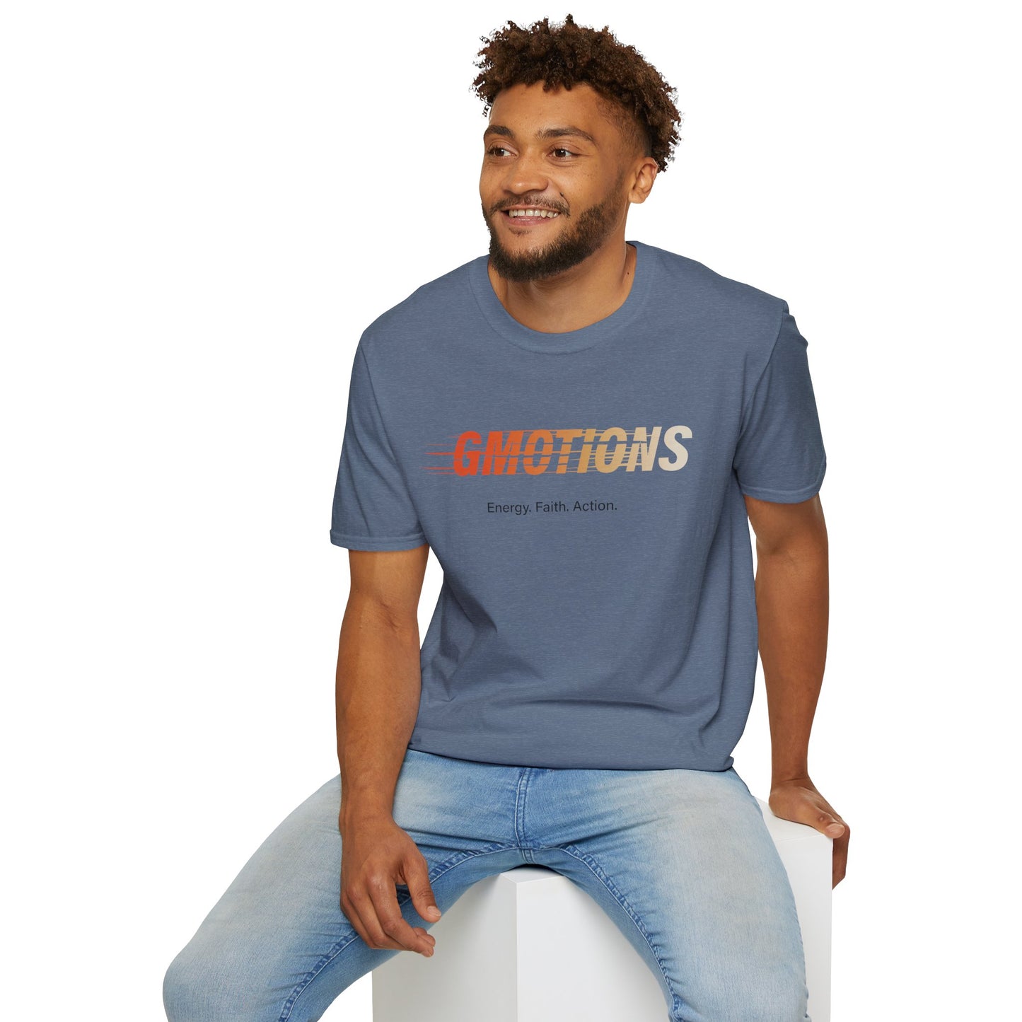 GMOTIONS “Energy. Faith. Action.” Tee