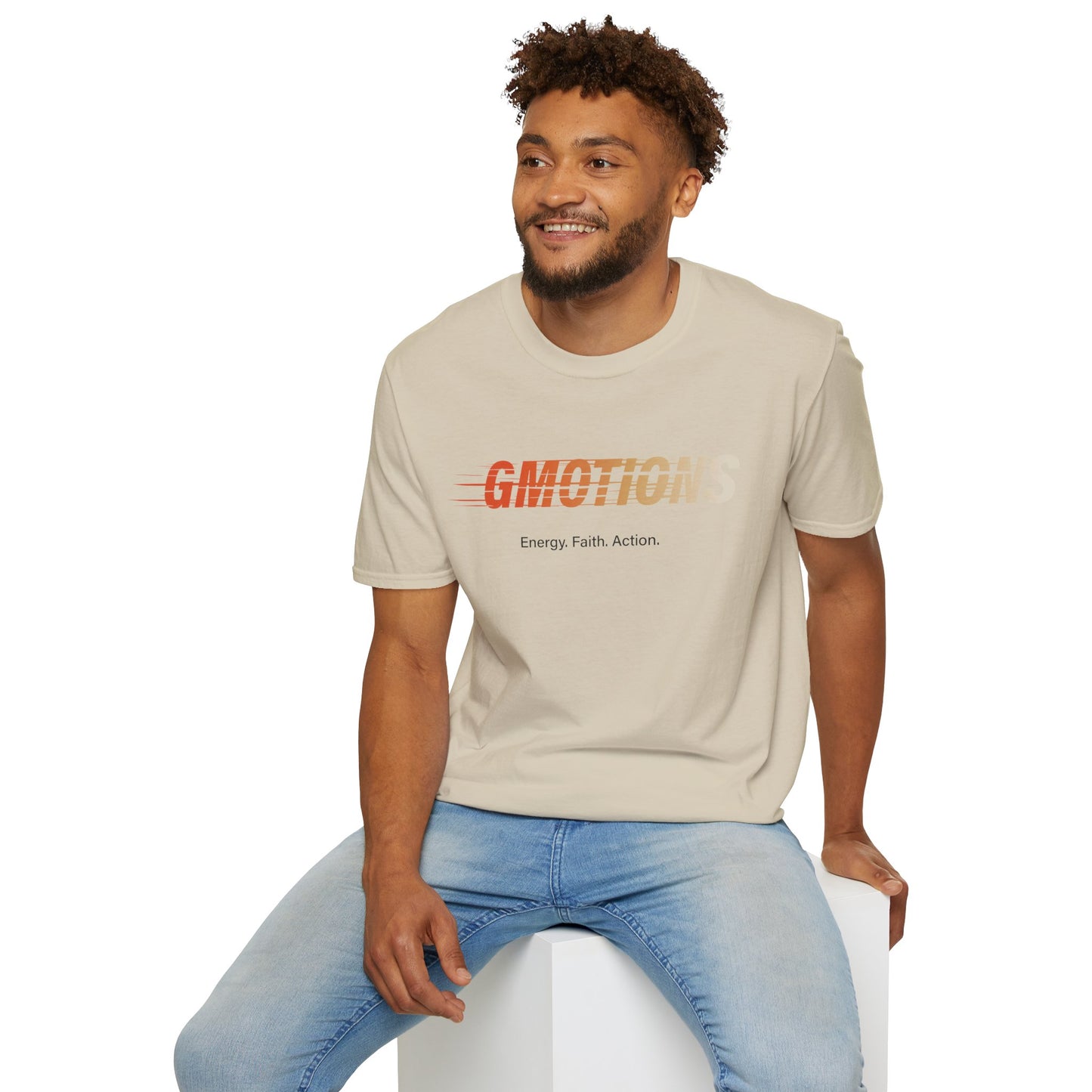 GMOTIONS “Energy. Faith. Action.” Tee