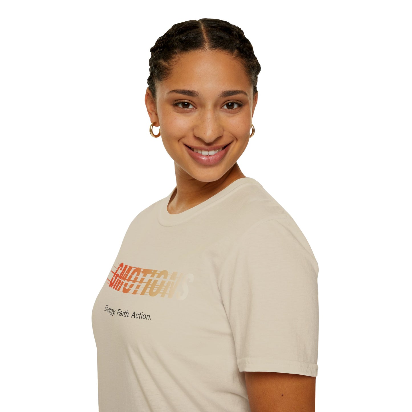 GMOTIONS “Energy. Faith. Action.” Tee