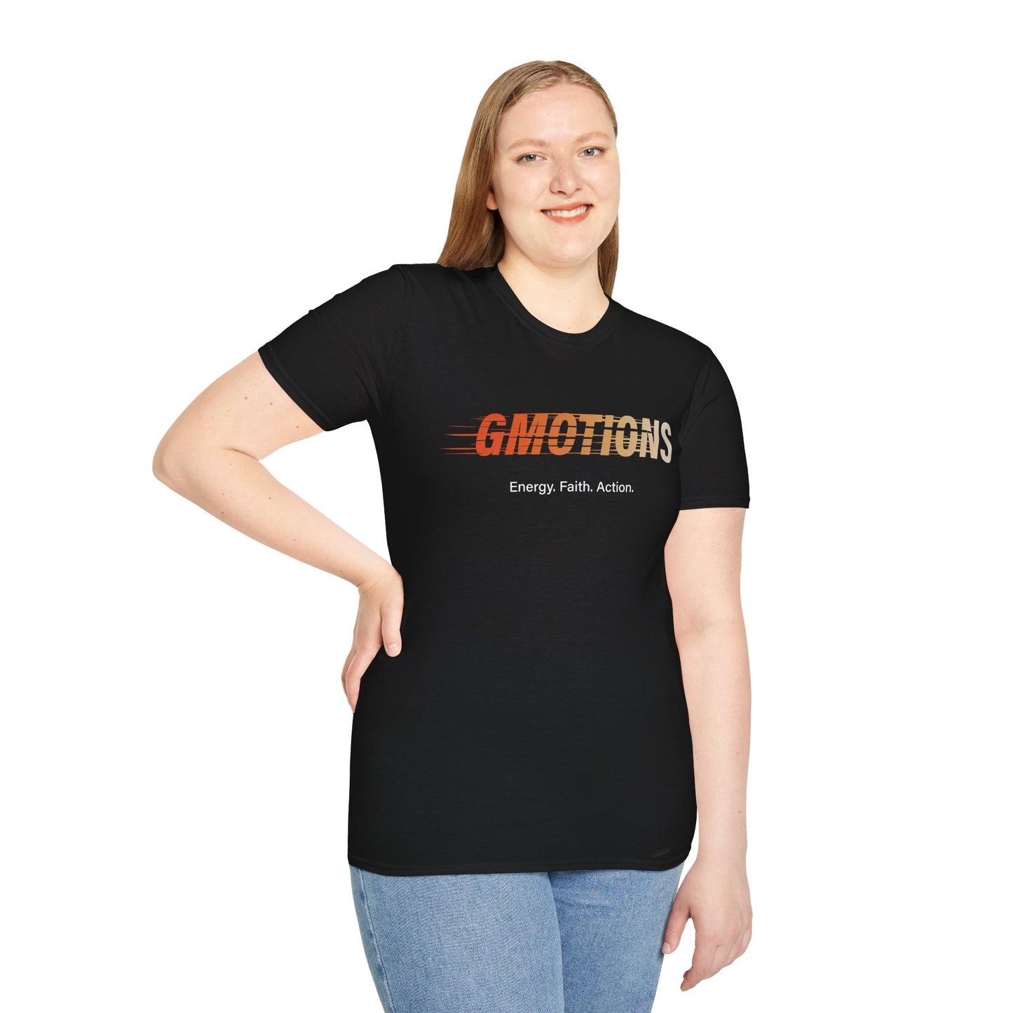 GMOTIONS “Energy. Faith. Action.” Tee