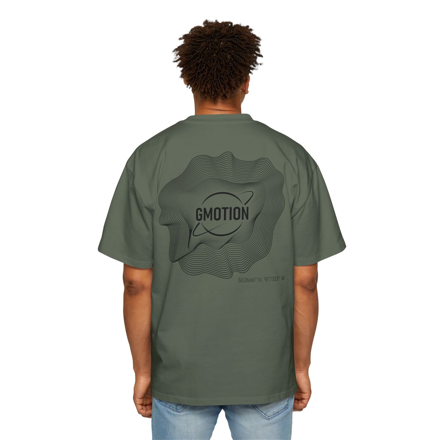 📍 Genesis Coordinates Oversized Tee