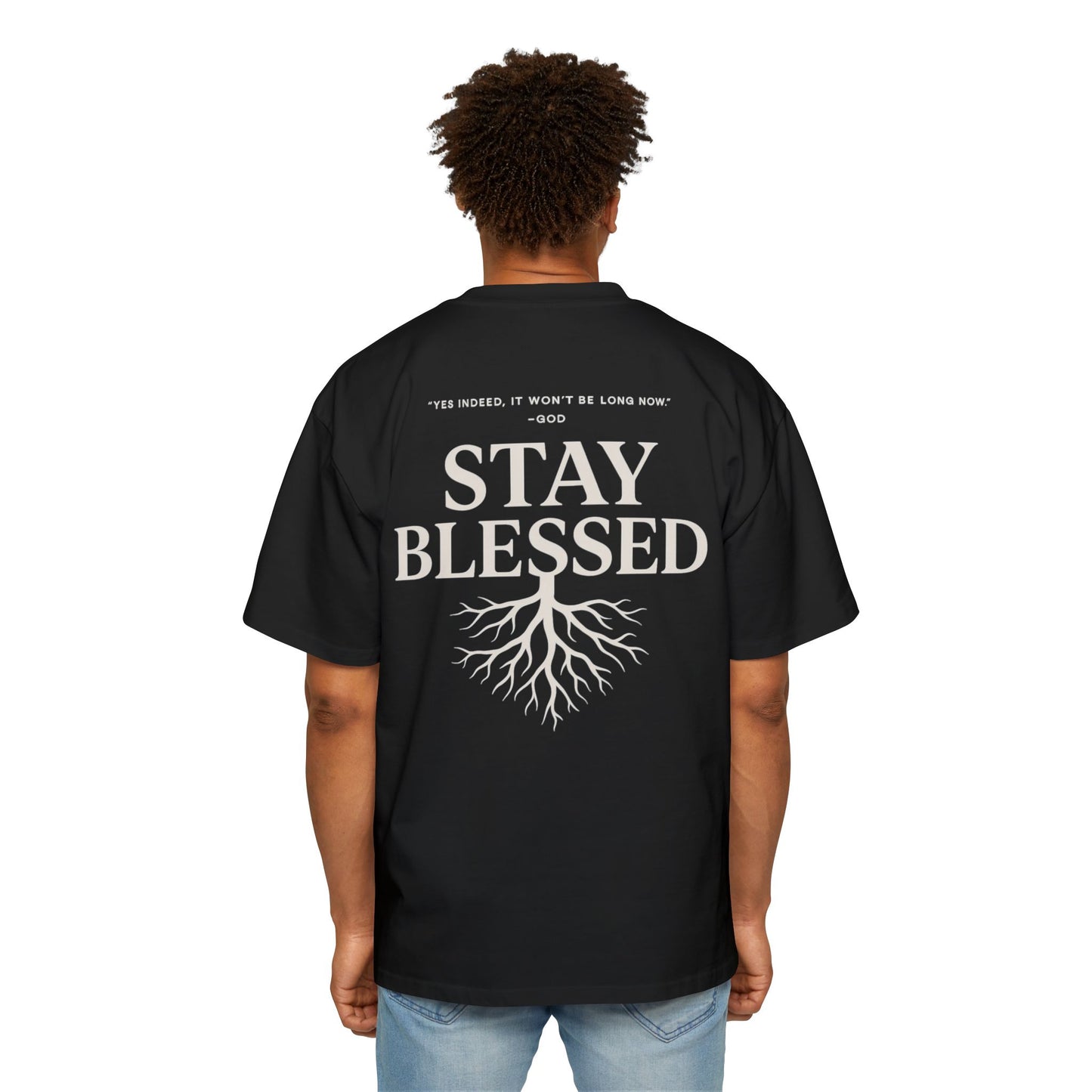 Stay Blessed Oversized Lifestyle Tee