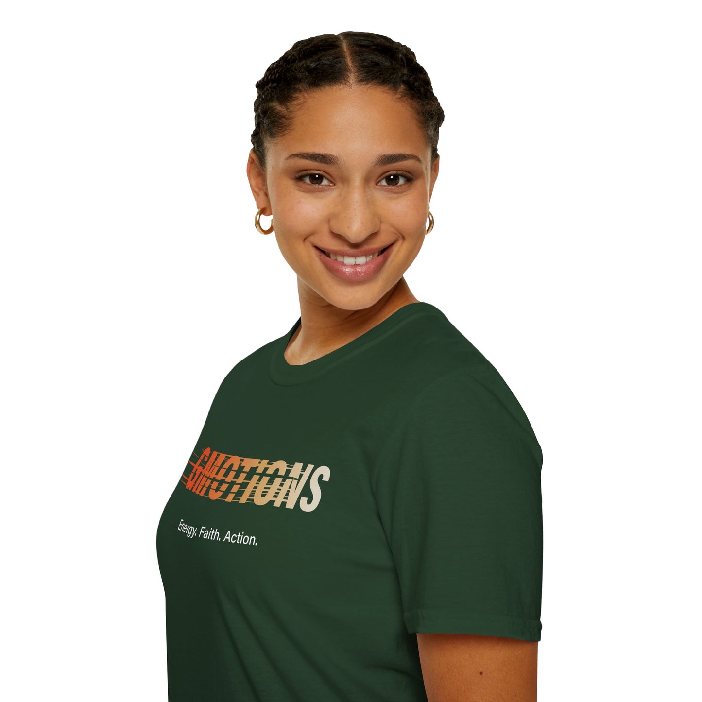 GMOTIONS “Energy. Faith. Action.” Tee