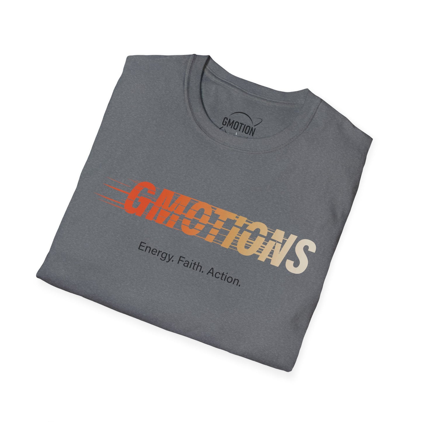 GMOTIONS “Energy. Faith. Action.” Tee