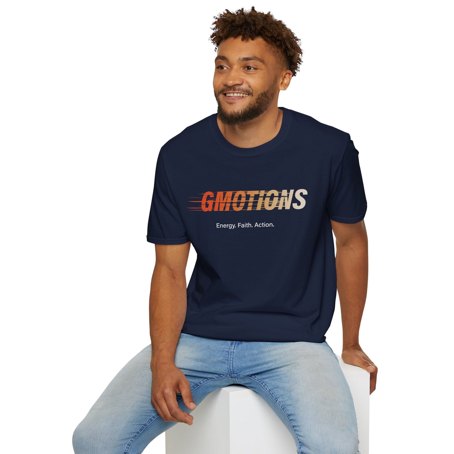 GMOTIONS “Energy. Faith. Action.” Tee