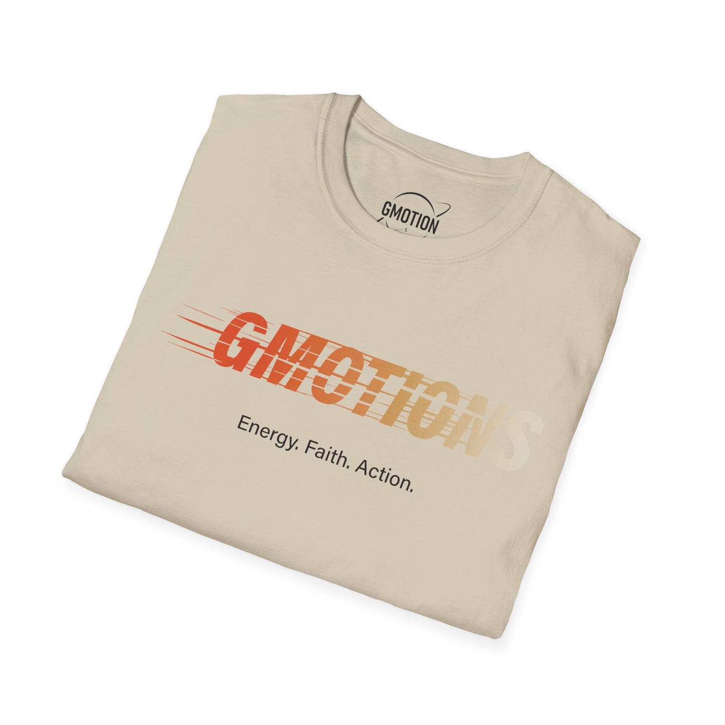 GMOTIONS “Energy. Faith. Action.” Tee