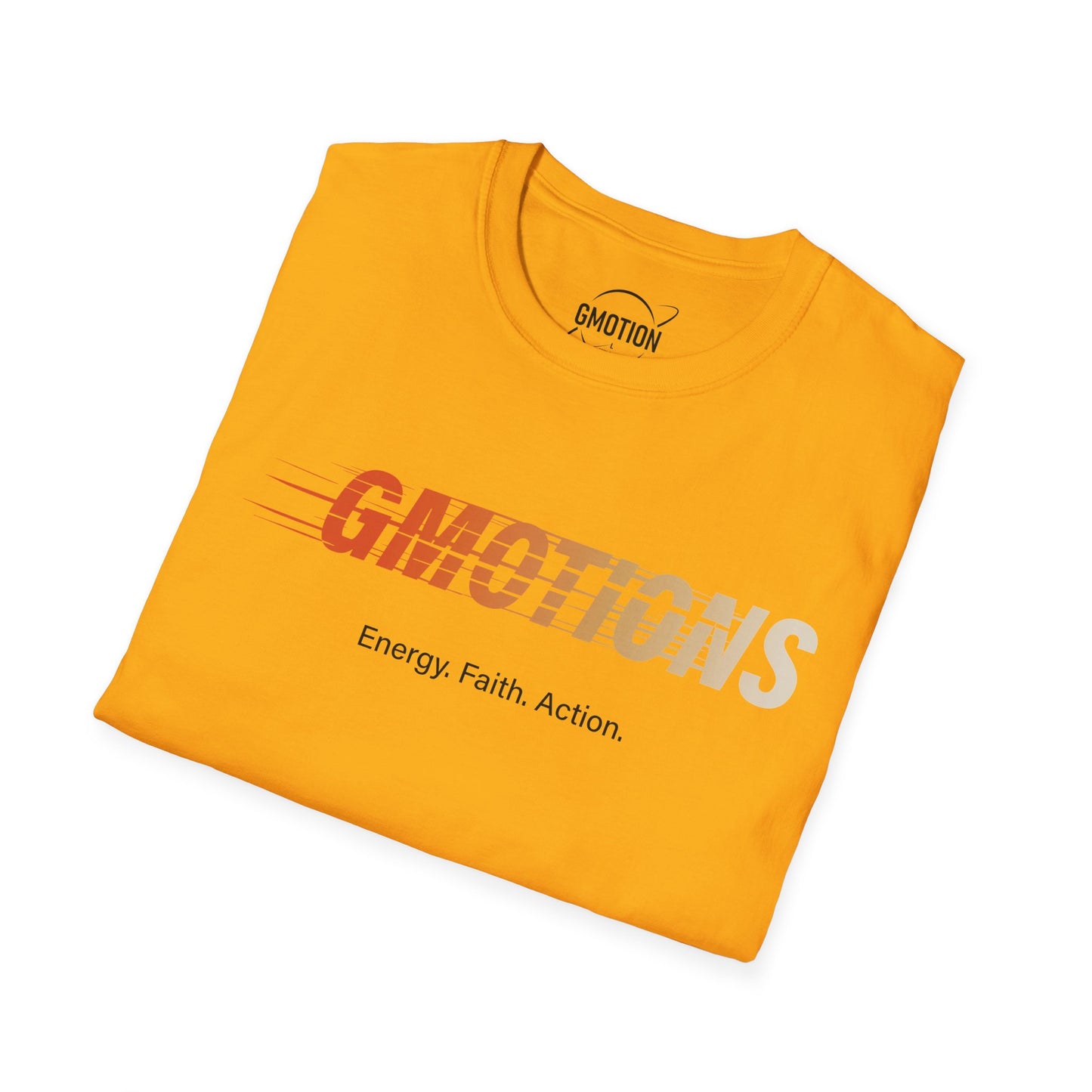 GMOTIONS “Energy. Faith. Action.” Tee
