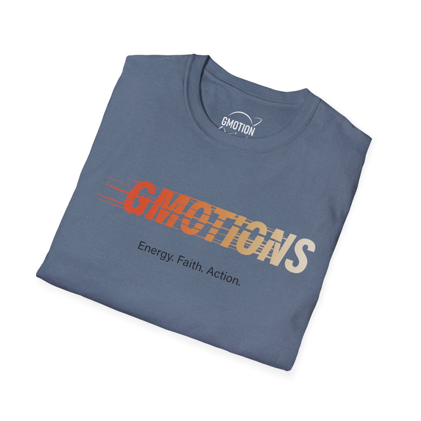 GMOTIONS “Energy. Faith. Action.” Tee