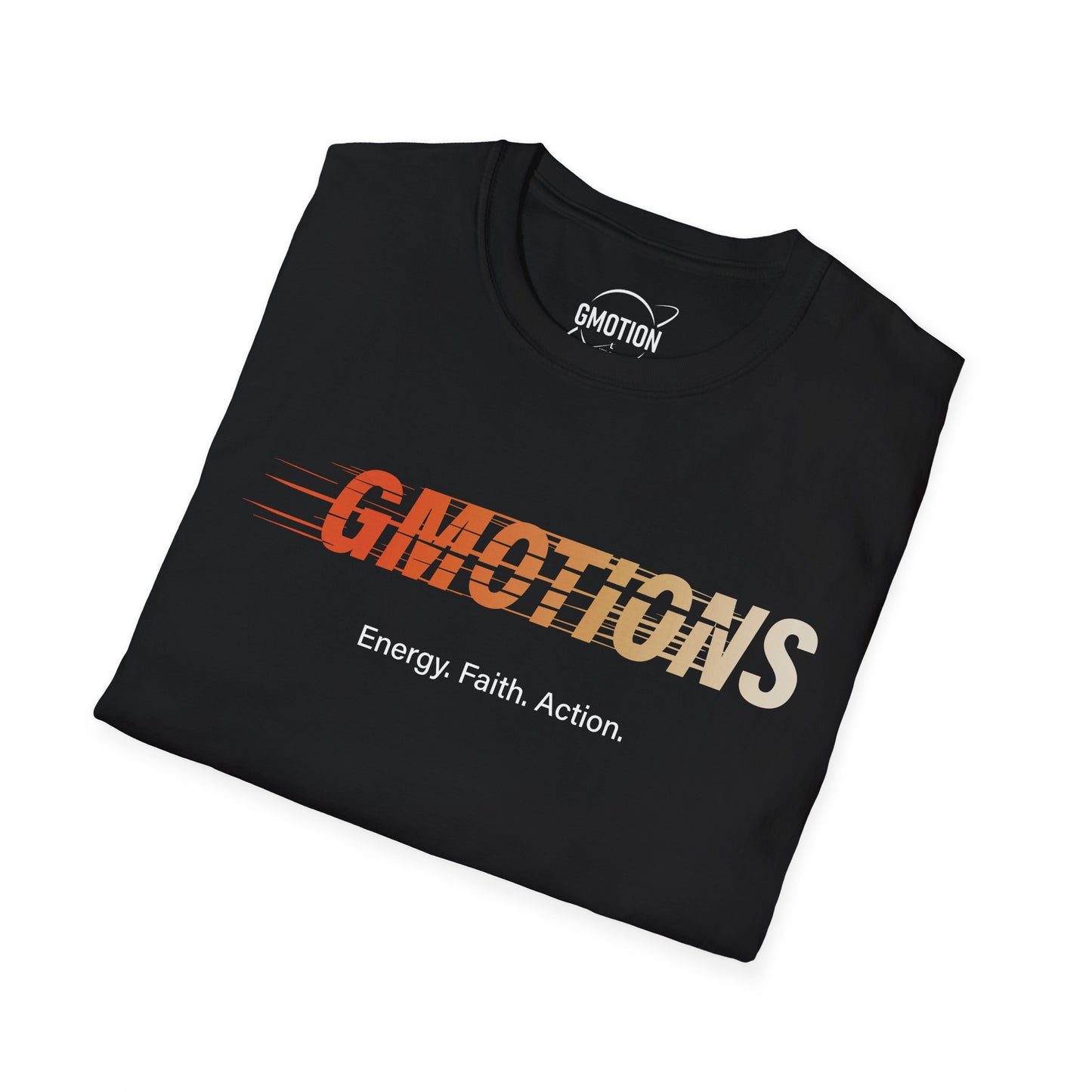 GMOTIONS “Energy. Faith. Action.” Tee