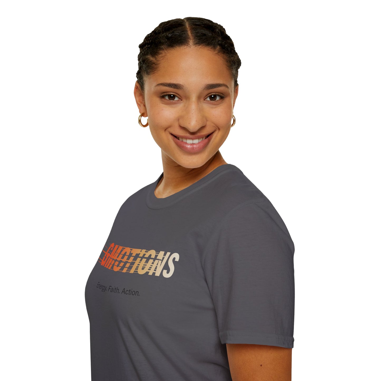 GMOTIONS “Energy. Faith. Action.” Tee