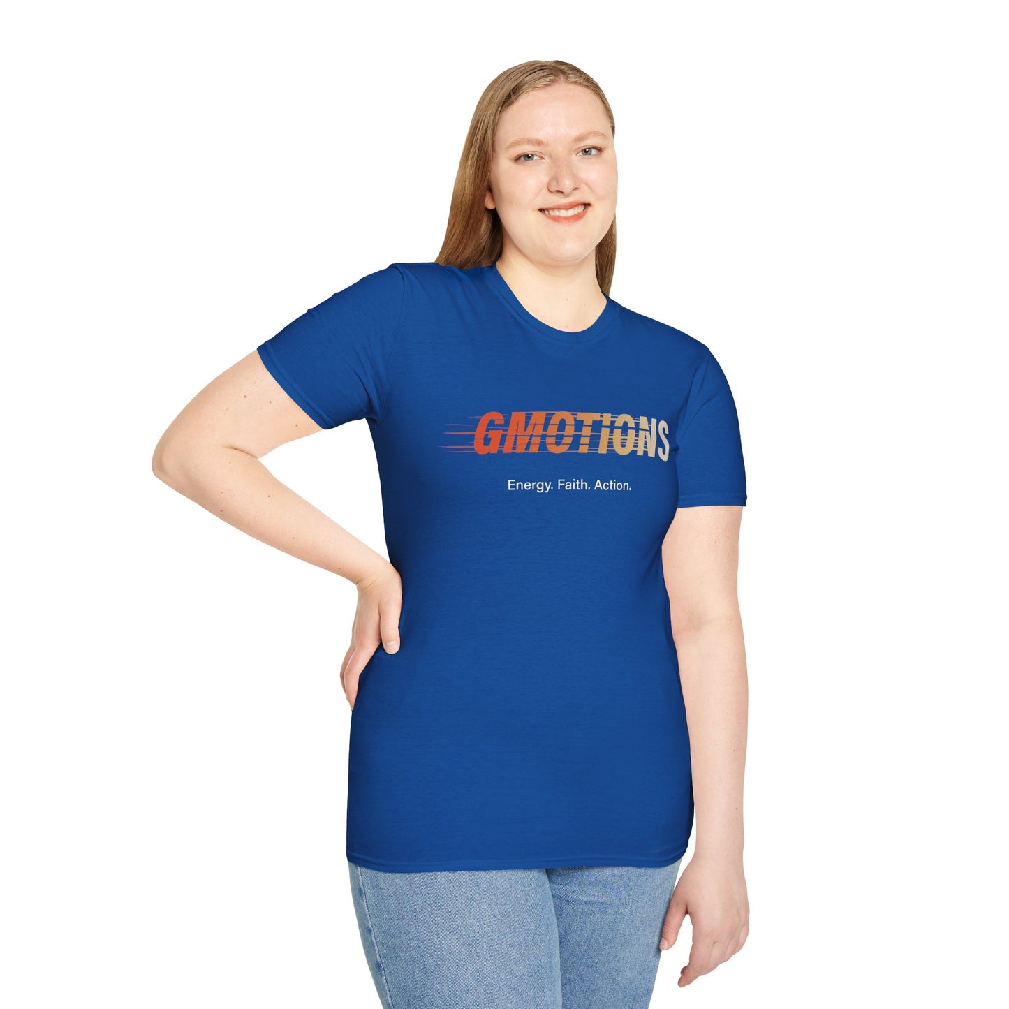 GMOTIONS “Energy. Faith. Action.” Tee
