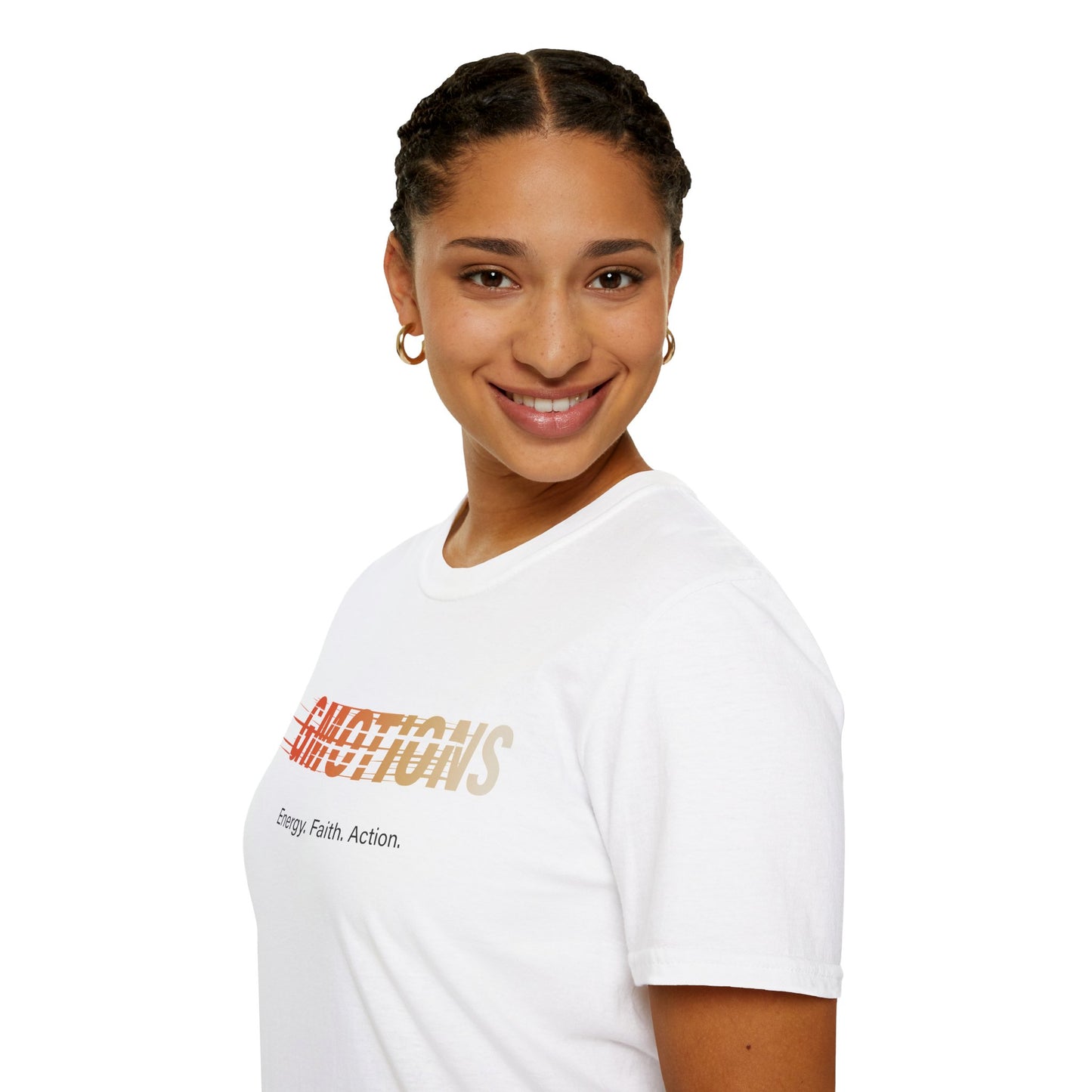 GMOTIONS “Energy. Faith. Action.” Tee