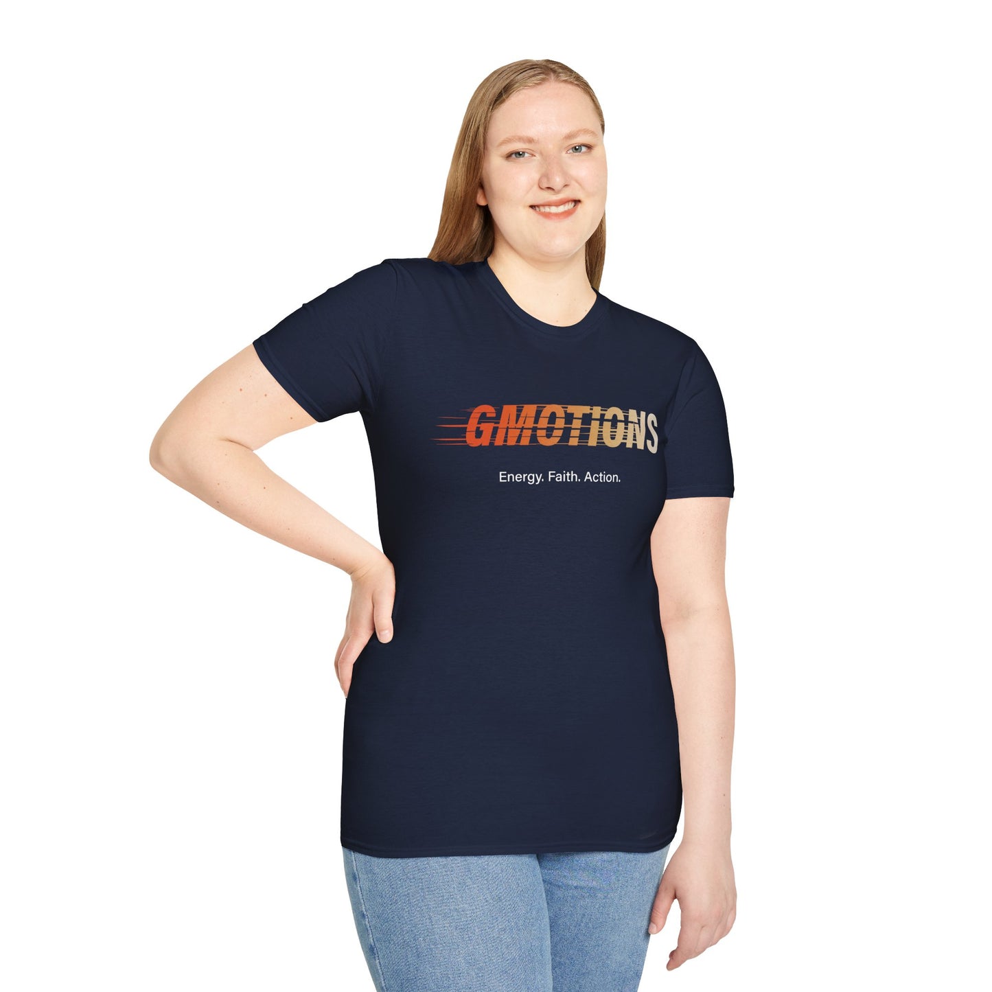 GMOTIONS “Energy. Faith. Action.” Tee