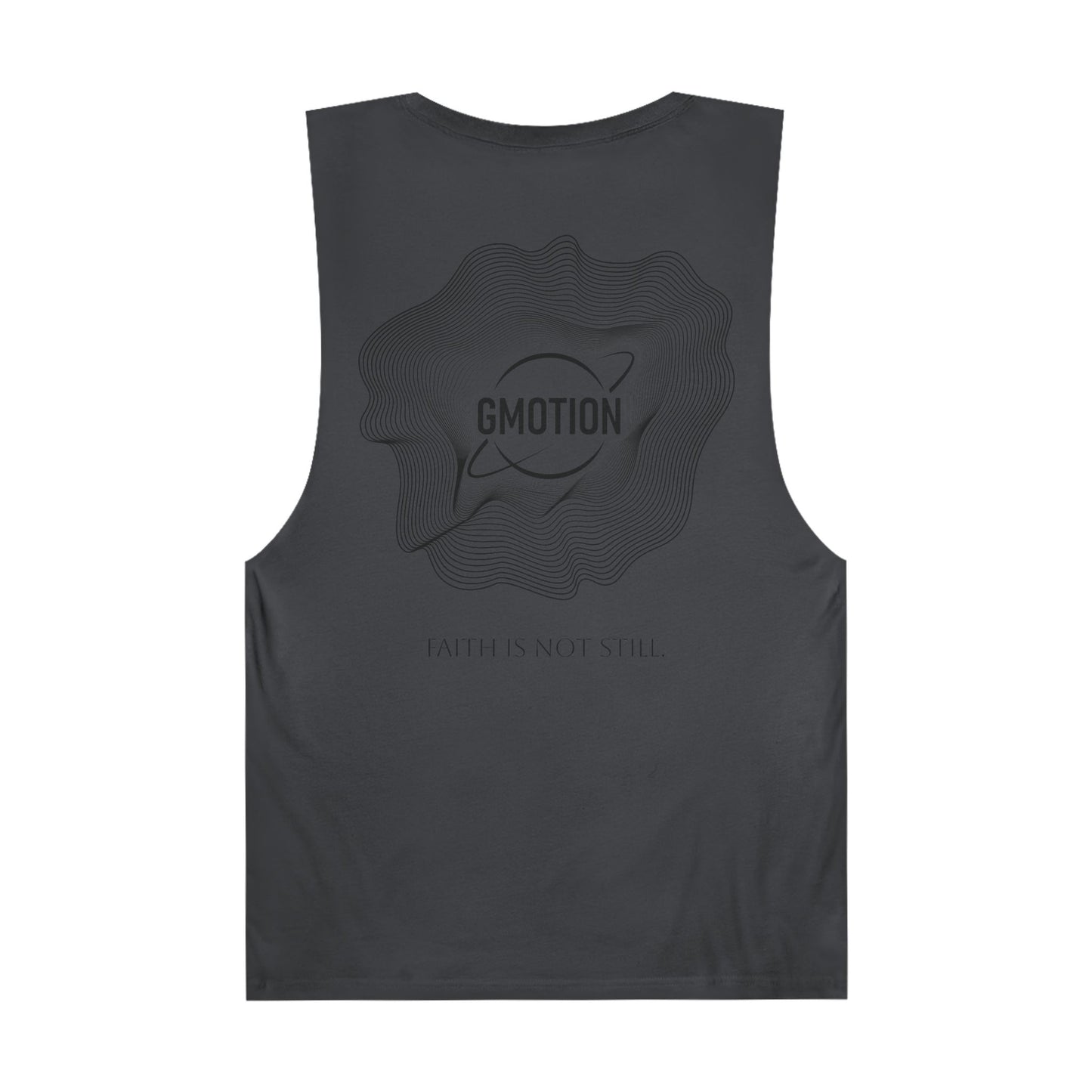 GMOTIONS “Faith is Not Still” Tank – Orbit Logo Edition
