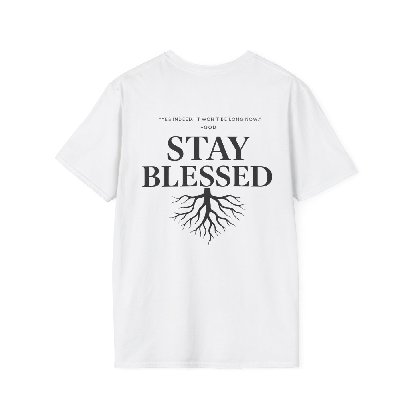 BBF Stay Blessed Tee – Faith x Fitness Edition