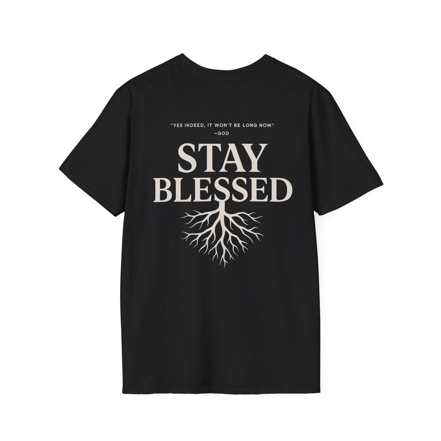 BBF Stay Blessed Tee – Faith x Fitness Edition