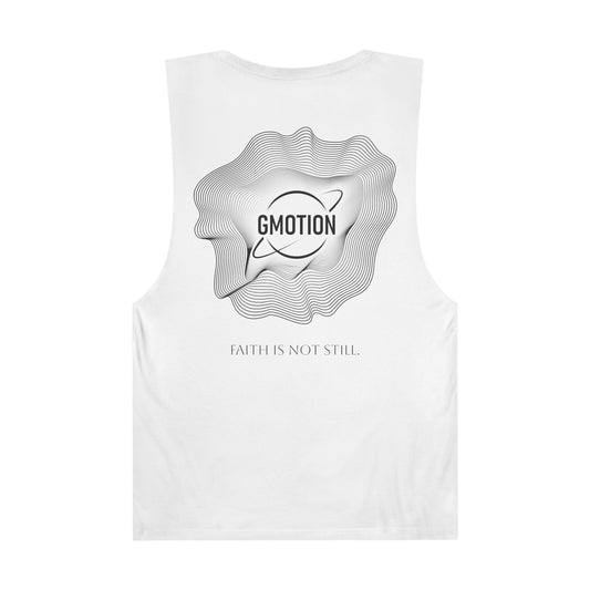 GMOTIONS “Faith is Not Still” Tank – Orbit Logo Edition