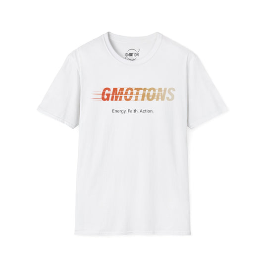 GMOTIONS  “Energy. Faith. Action.” Tee